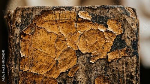 Weathered Wood Texture: Close-up of aged, textured wood revealing the passage of time and the beauty of natural degradation.