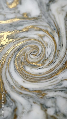 Marble Gold Swirl Abstract Texture Luxury Pattern Elegant Decorative Shiny Design Featuring Mesmerizing Swirling Marble Effect, Sophisticated Artistic Background, and Metallic Gold Accents