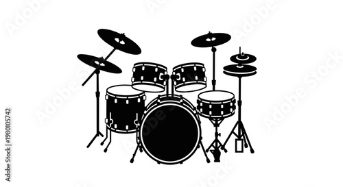 Drum set musical instrument.