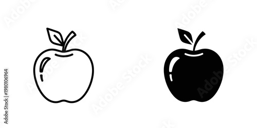 minimalist apple comparison fresh vs rotten flat design vector illustration