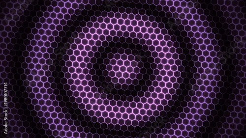 Wallpaper Mural Smooth Organic Hexagon Pulse Torontodigital.ca