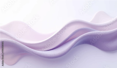 Fluid fabric gracefully drapes in gentle waves. The folds and shadows create a soothing and elegant effect.