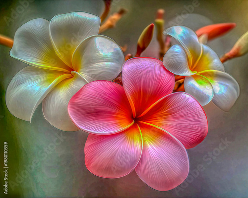 Frangipani flowers