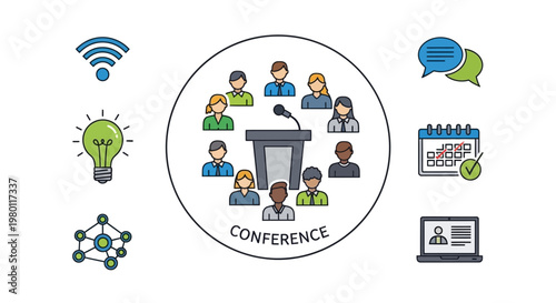 People Attending Business Conference Meeting.