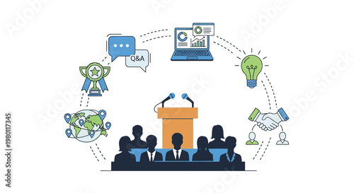 Business people sitting at a table.