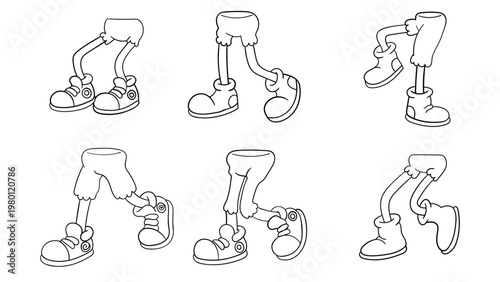 Collection of various comic book style speech bubbles and thought clouds