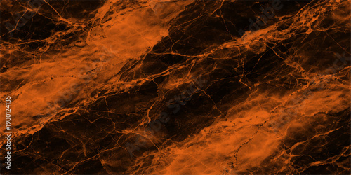 Glowing orange flames and fiery red heat consume a burning wood texture to create an abstract inferno of energy and light against a dark black background