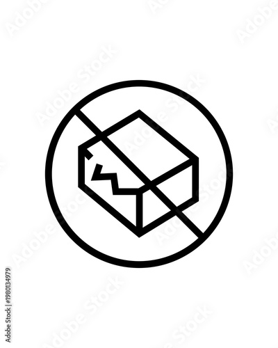  Do not use if package is damaged symbol
