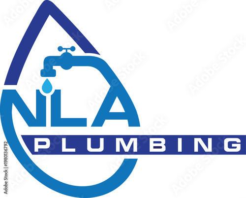 Vector NLA plumbing logo
