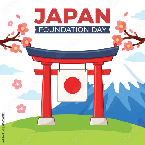 Japan foundation day post design