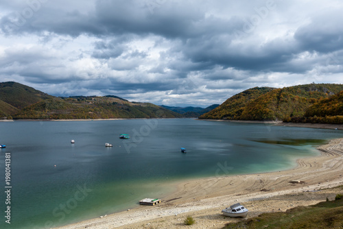 Zlatar Lake near the town of Kokin Brod on Mount Zlatibor in Serbia.