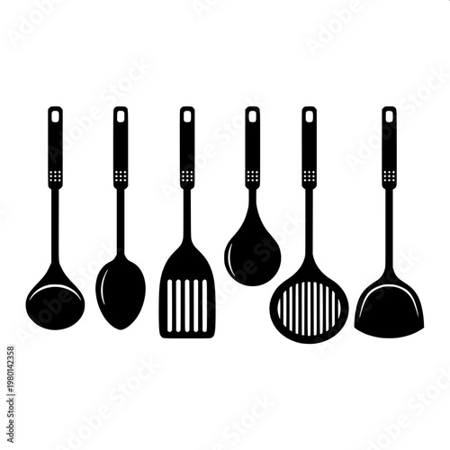 “Simple outline illustration of tableware set—plate, fork, and knife—clean line-art vector style.”