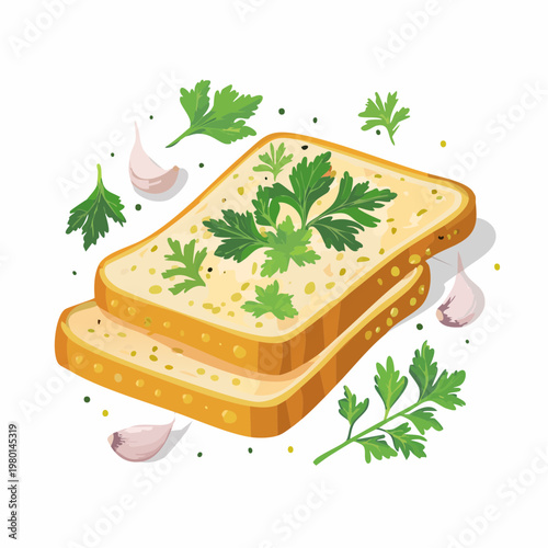 Knoblauchbrot knusprig