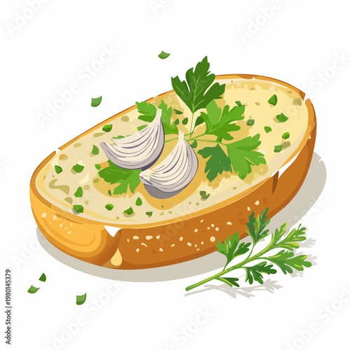 Knoblauchbrot knusprig