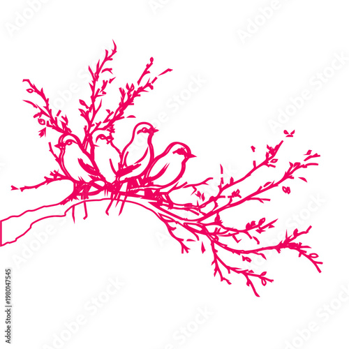 branch of cherry blossom