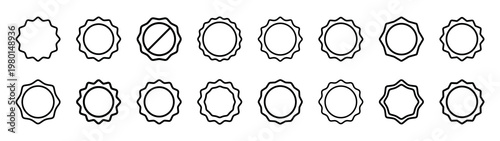 highlight zone minimalist black outline vector illustration icon set collection.