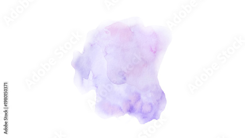 Purple and lilac watercolor wash texture element
