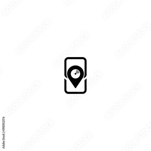Mobile App Logo icon flat vector design.
