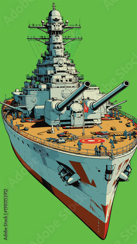 vector image of Iranian war equipment