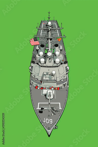 vector image of Iranian war equipment