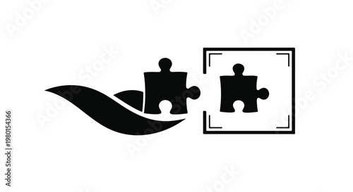 puzzle piece connection business concept