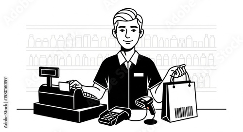 business man in office