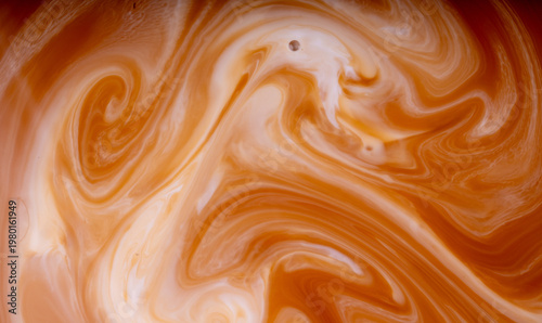 Coffee and milk cream background