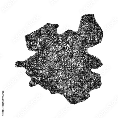 Sketch Erzurum outline map design