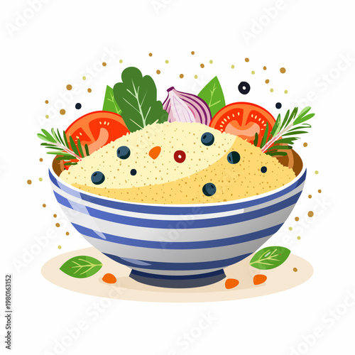 Couscous-Gemüse Bowl