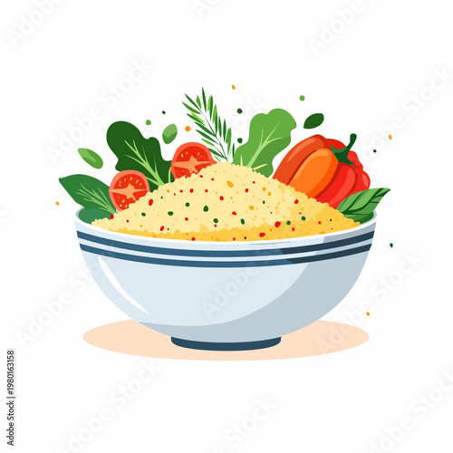 Couscous-Gemüse Bowl