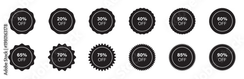 Super sale Black label isolated on white background. Set of super sale badge ribbon. Sticker, tags, badge, ribbon for promotion