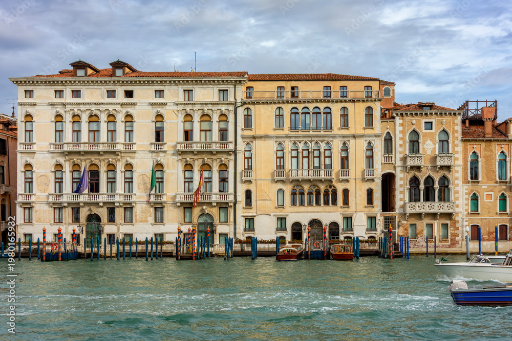 Naklejka premium Palazzo Ferro Fini facing Grand canal, Venice, Italy