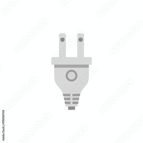 Close up of a Standard Electric Power Plug for Energy and Technology Themes