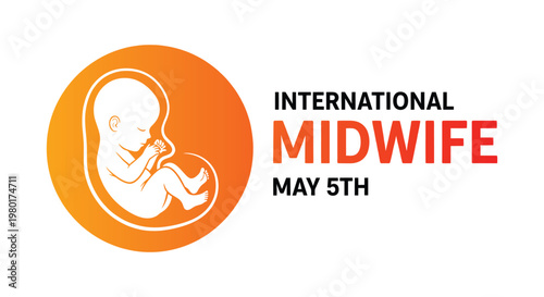 International midwife day may 5th celebration graphic