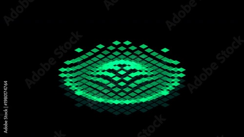 Wallpaper Mural Dynamic Complex Data Blocks Torontodigital.ca