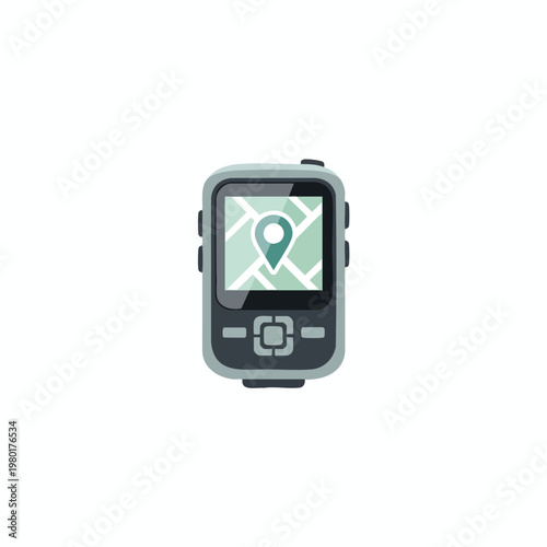 Portable GPS Device with Digital Map Navigation for Outdoor Exploration