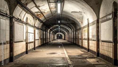 Hyper realistic Underground Subway Tunnel Road