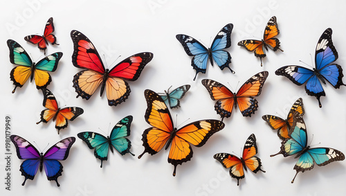 蝶々　AI生成素材