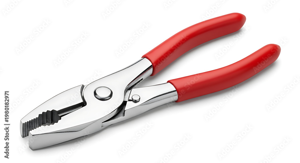 Fototapeta premium Pliers on a white background for home improvement or repairs