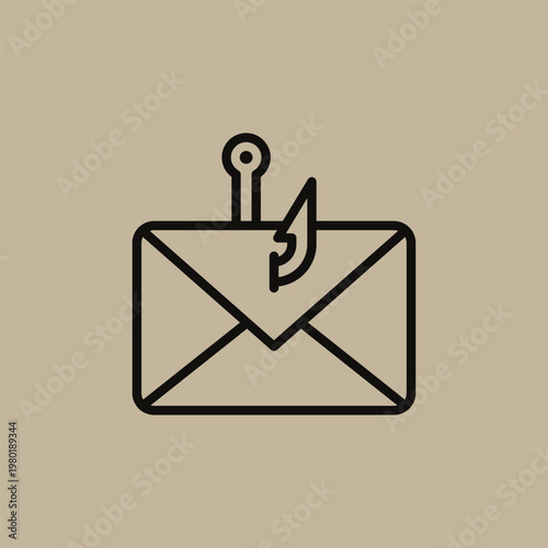 Email Malware Link Icon  Malicious Attachment Icon