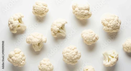 Fresh popcorn on white surface.