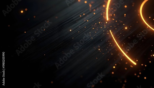 Premium Metallic Surface Design With Sophisticated Lighting Effects