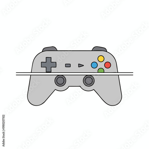 Modern Video Game Controller for Gaming and Entertainment