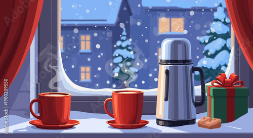 Hot Chocolate Winter Morning.