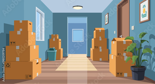 Moving into new home.