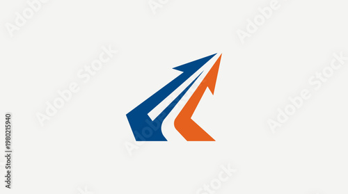 Abstract Logo Design with Upward Arrows Free Download Abstract Logo Design with Upward Arrows - GFXLoad