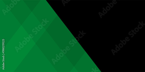 Stylish abstract wallpaper with sharp triangular elements and high-contrast green and black colors.