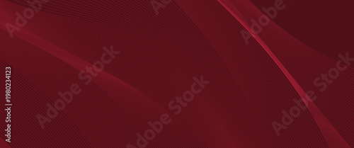 Contemporary technology cover design set. Luxury background with red line pattern (guilloche curves). Premium vector tech backdrop for business layout, digital certificate, formal brochure template