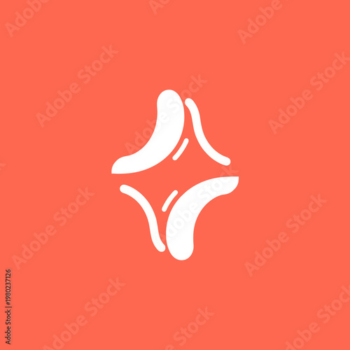 Abstract symbol representing anger or frustration.