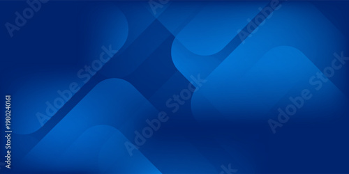 Abstract blue background with glowing geometric lines. Modern blue gradient square shape design. Futuristic technology concept. Suit for brochure corporate website poster abstract simple modern